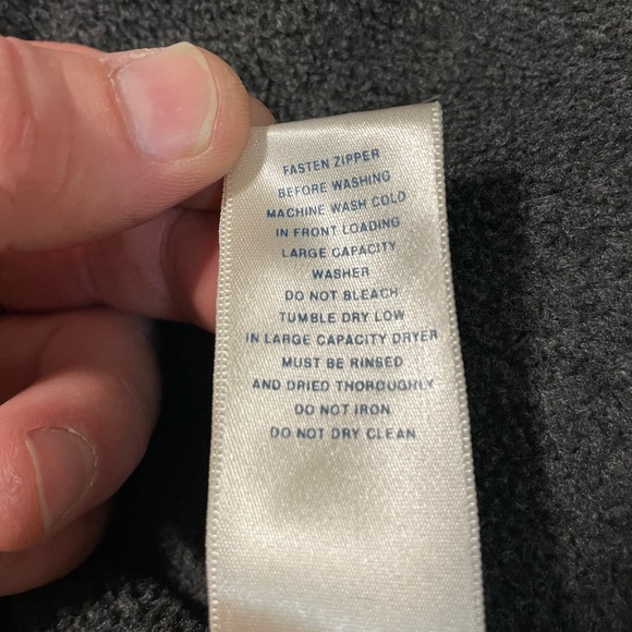 Vintage Old Navy Down Parka Jacket Mens XL Blue 90s Y2K - Picture 12 of 15